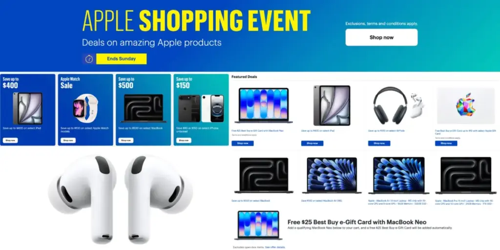 best-buy-launches-limited-time-4-day-apple-shopping-event-alongside-counterpart-amazon-sales-an-in-depth-breakdown