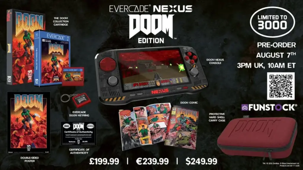 unleashing-hell-on-handhelds-evercade-announces-the-ultimate-doom-collection-and-strictly-limited-nexus-edition